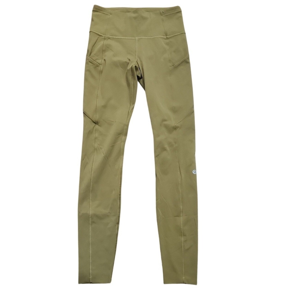 Lululemon Fast and Free High-Rise Tight Non-Reflective Grape Leaf Running 6 Crop
